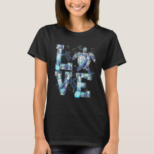 Liebe Turtles Funny Animal Lover Niedlich Turtle T-Shirt