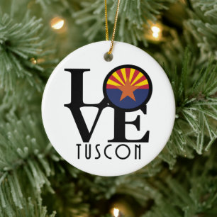 LIEBE Tuscon Arizona Keramik Ornament
