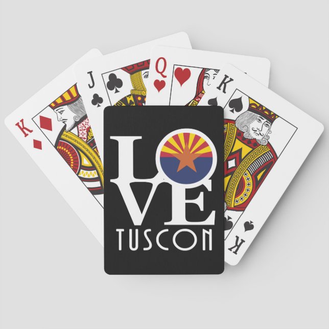 LIEBE Tuscon Arizona Spielkarten (Rückseite)
