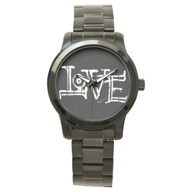 Liebe tut weh armbanduhr (Vorderseite)