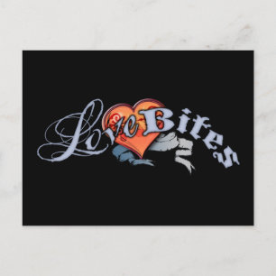 Liebe tut weh postkarte