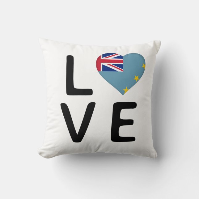 Liebe - Tuvalu-Flagge Kissen (Vorderseite)