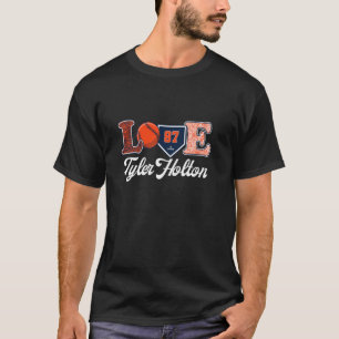 Liebe Tyler Holton Detroit Baseball MLBPA T-Shirt