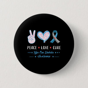 Liebe Typ 1 Diabetes Männer Frauen Button