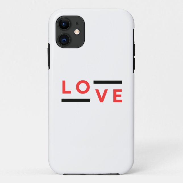 Liebe Typografie Case-Mate iPhone Hülle (Rückseite)