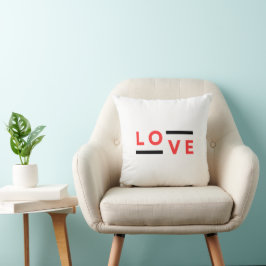 Liebe Typografie Kissen