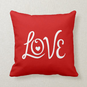 Liebe Typography Kunst Kissen