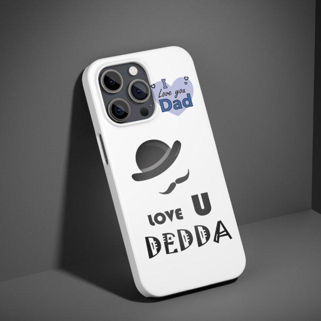 Liebe U Dedda - Sondergeschenk des Vaters, elegant Case-Mate iPhone Hülle (Von Creator hochgeladen)