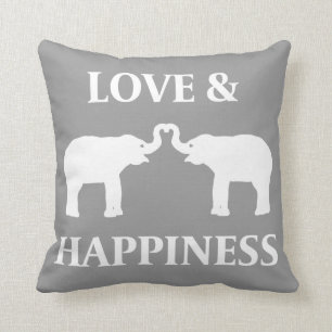 Liebe-u. Glück-Elefant-Kissen Kissen
