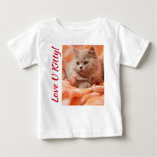 Liebe U Kitty Baby T-shirt