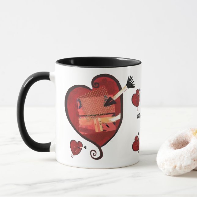 Liebe u. mehr Liebe 11oz. Tasse (Mit Donut)