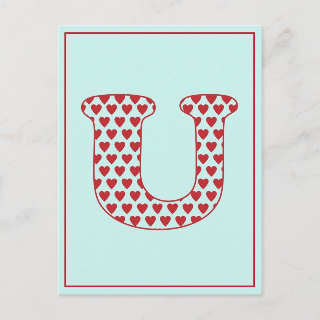 LIEBE U POSTKARTE (Vorderseite)