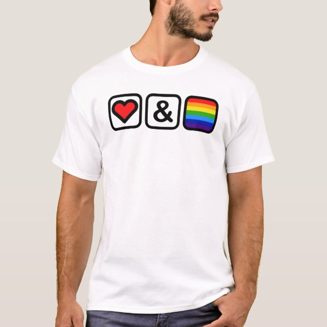 Liebe-u. Stolz-Ikonen T-Shirt (Vorderseite)