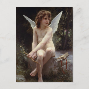 Liebe über das Lookout von William Bouguereau Postkarte