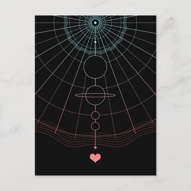 Liebe über postkarte (Vorderseite)