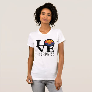 LIEBE Überraschung Arizona (Frontabdruck) T-Shirt