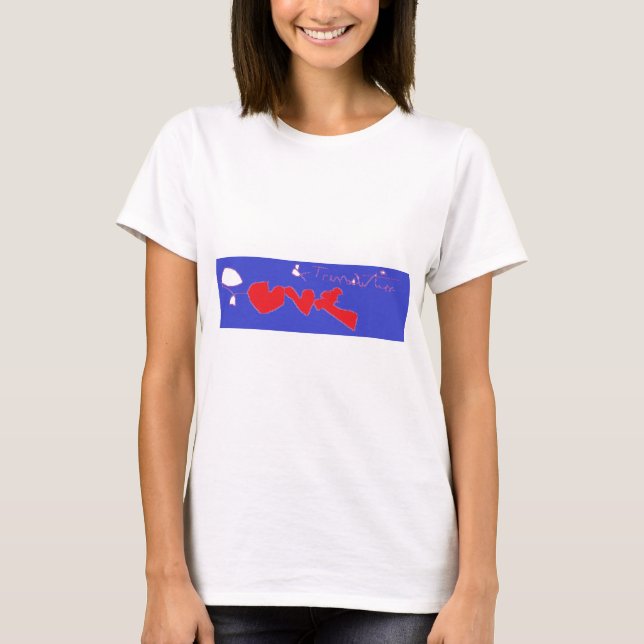 Liebe & Übersetzung T-Shirt (Vorderseite)
