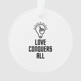 Liebe überwindet alles ornament