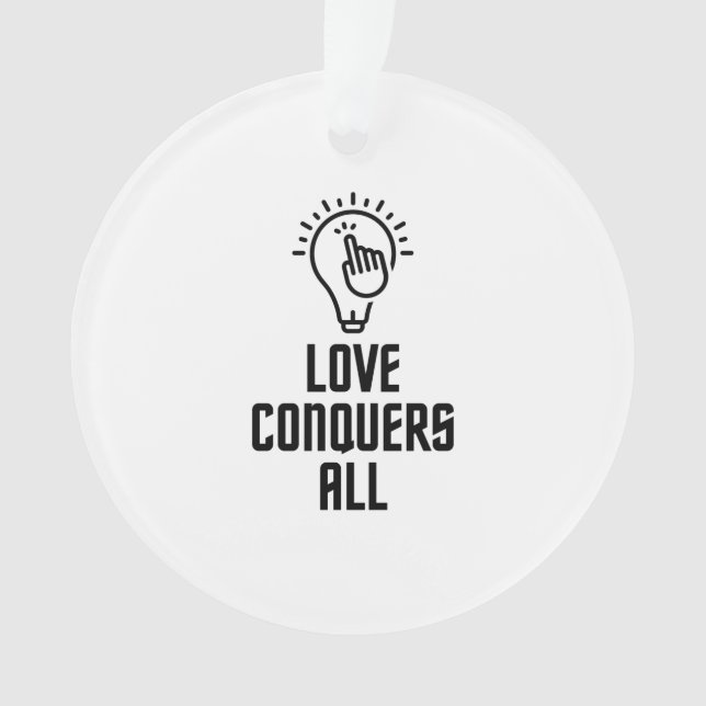 Liebe überwindet alles ornament (Vorderseite)