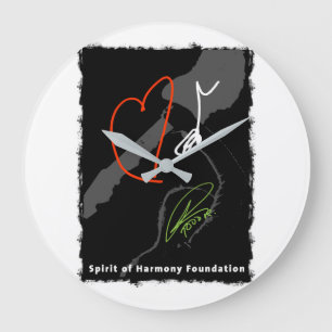 Liebe-Uhr Große Wanduhr