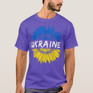 LIEBE Ukraine Sonnenblume ukrainische Flagge mit d T-Shirt