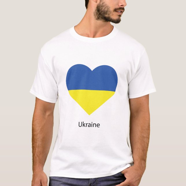 Liebe Ukraine T-Shirt (Vorderseite)