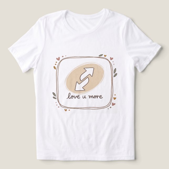 Liebe Umkehrung Tri-Blend Shirt (Design Vorderseite)