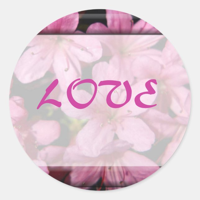 Liebe Umschlag Aufkleber (Vorderseite)