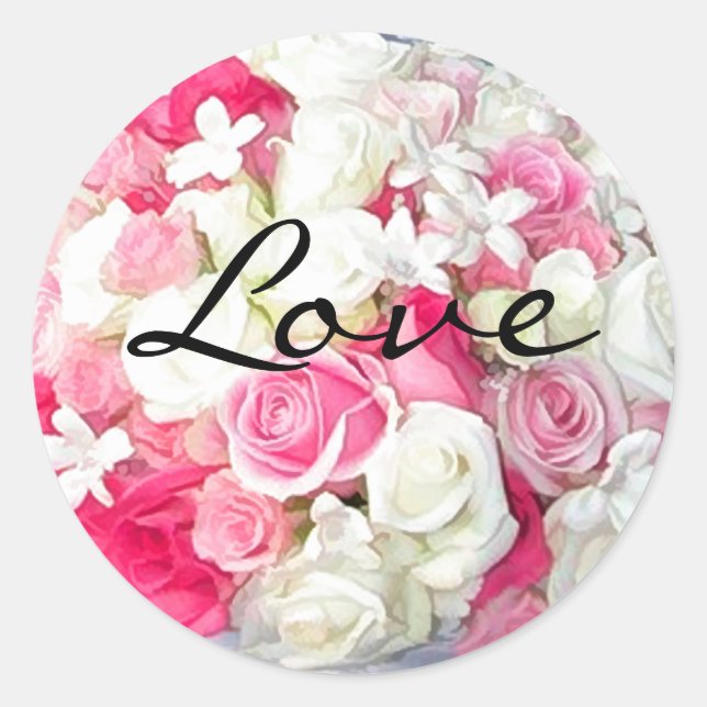 Liebe Umschlag Aufkleber Stickers (Vorderseite)