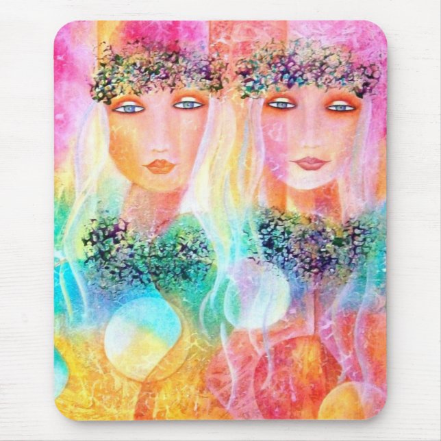 Liebe und Aloha Mousepad (Vorne)