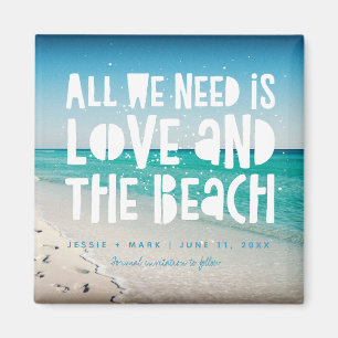 Liebe und Beach Destination Magnet