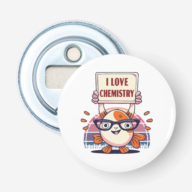 Liebe und Chemie Flaschenöffner (Vorderseite)