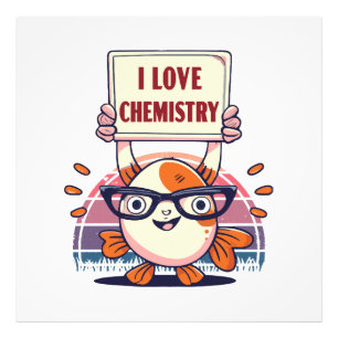 Liebe und Chemie Fotodruck