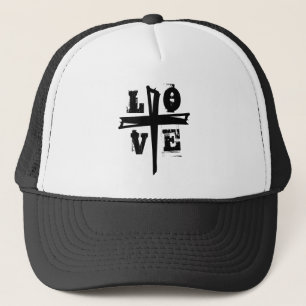 Liebe und CROSS Trucker Hat Truckerkappe