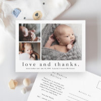 Liebe und Dank Baby Foto Geburtserklärung