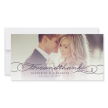 Liebe und Dank der stilvollen Script Multi-Foto-Ho