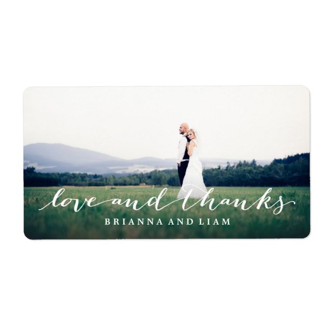 Liebe und dank einfachem Script Vollblut Foto (Vorne)