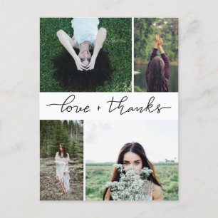 Liebe und dank handgeschriebener Graduiertenstudie Postkarte