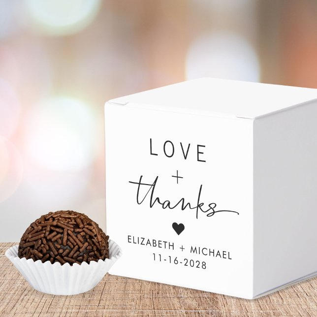 Liebe und Dank Hochzeit Geschenkschachtel (Von Creator hochgeladen)