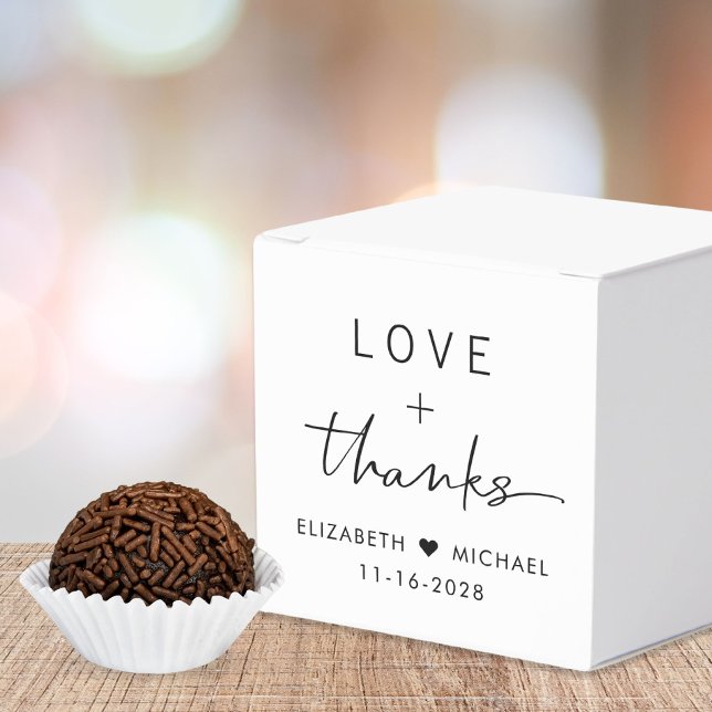 Liebe und Dank Hochzeit Geschenkschachtel (Von Creator hochgeladen)