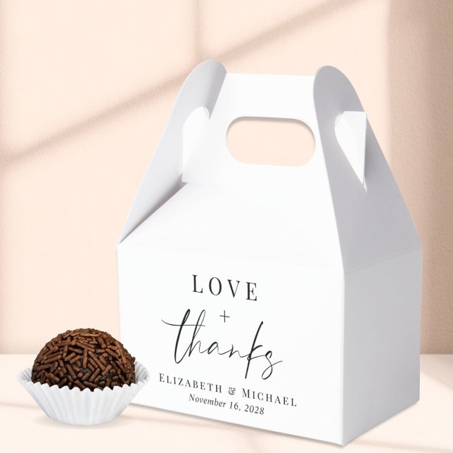 Liebe und Dank Hochzeit Geschenkschachtel (Von Creator hochgeladen)