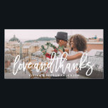 Liebe und dank Hochzeitkarte Dankeskarte<br><div class="desc">Vielen Dank an Ihre Gäste mit einer maßgeschneiderten Hochzeit danke Ihnen Foto-Karte,  um Bilder von Ihnen besonderen Tag zeigen!</div>