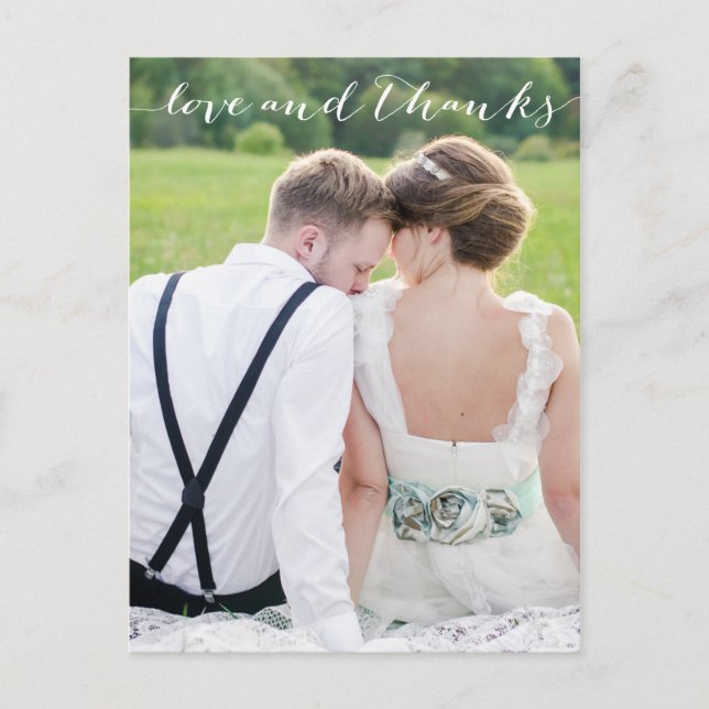 LIEBE UND DANK IHNEN POSTCARD POSTKARTE (Vorderseite)