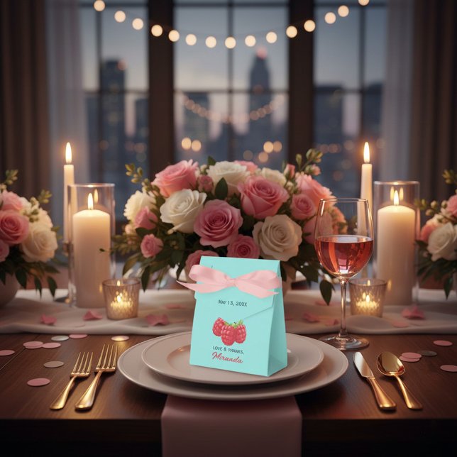 Liebe und Dank Raspberry Custom Geschenkschachtel (Von Creator hochgeladen)