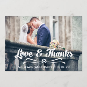 LIEBE-UND DANK-TYPOGRAFIE DANKEN IHNEN DANKESKARTE