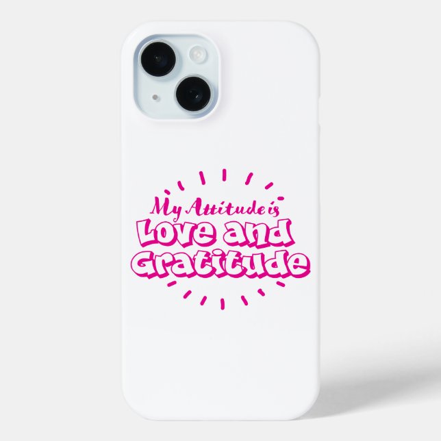 Liebe und Dankbarkeit Handyhülle Case-Mate iPhone Hülle (Rückseite)