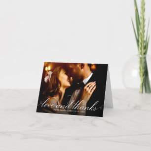 Liebe und danke Elegant Wedding danke Ihnen Foto