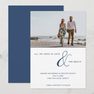 Liebe und der Strand Foto Strandhochzeit Save The Date