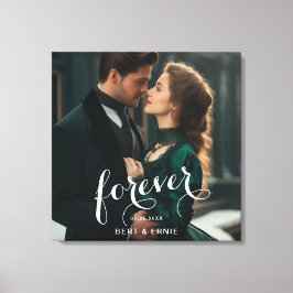 Liebe und Erinnerung 24 Zoll Square Leinwand