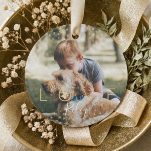 Liebe und Erinnerungen Holiday Stars Memorial Fo Ornament